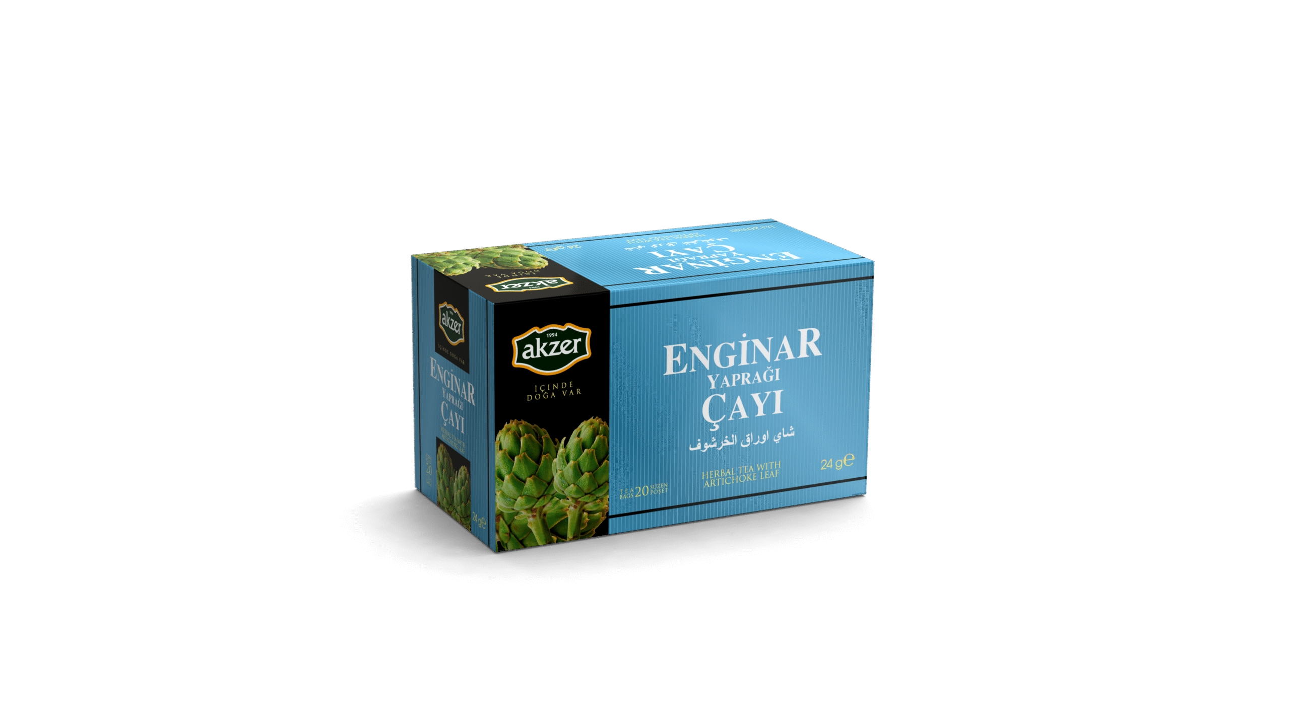 Akzer Enginar Yapragi 20li